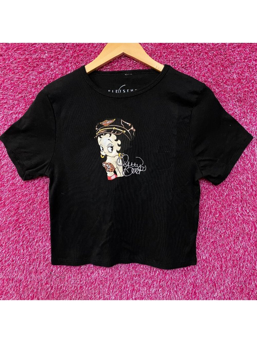 Betty Boop Harley Davidson Y2K Style Croptop XL